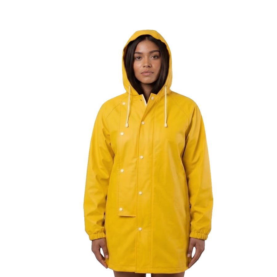 EQUIPO IMPERMEABLE CON CAPUCHA AMARILLO MODELO A-6 C/C
